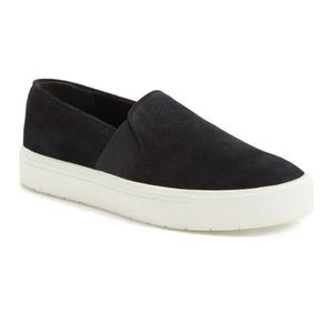 Pre-loved black suede Vince Berlin sneakers